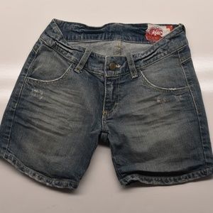 Siwy Denim Distressed Jean Shorts Size 25